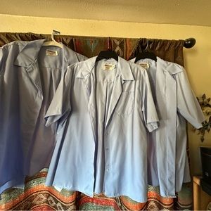 Lot of 3 Elbeco Postal Clerk, uniform shirts, short sleeve size 18W